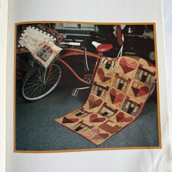 Vtg 90s Be It Ever So Humble Chery Saffiote Quilt Pattern Book Primitive Country - Picture 6 of 11